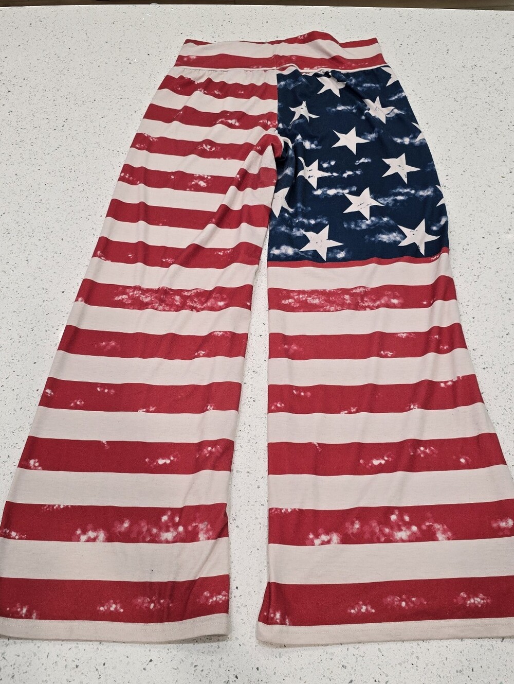 American Flag Pajama Pants Wide Leg Lounge Pants